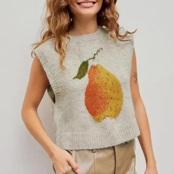 Cider Alpaca Wool Blend Sweater Vest Size Small In Grey - Picture 1 of 2